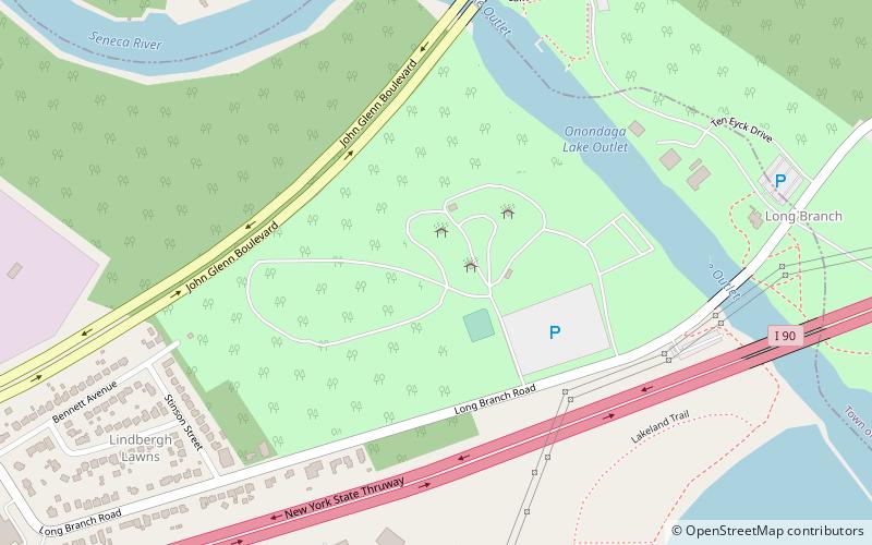 Long Branch Park location map