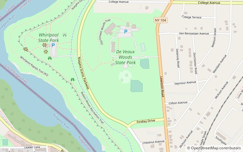 Park Stanowy De Veaux Woods location map