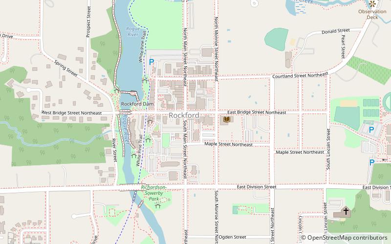Rockford location map