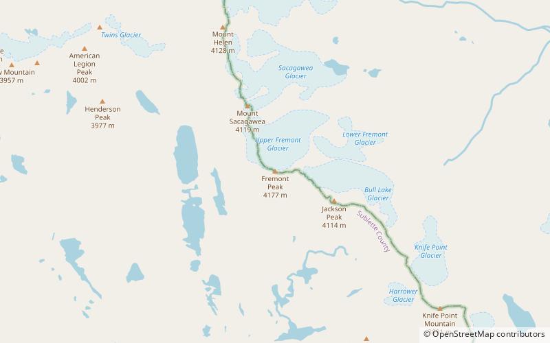 Fremont Peak location map