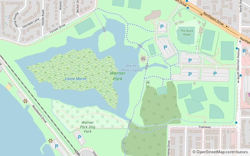 Warner Park location map