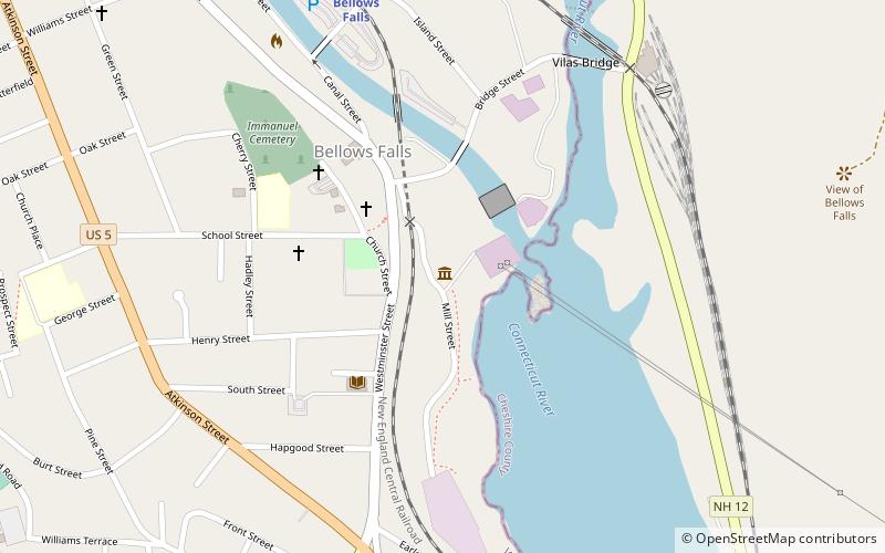 Bellows Falls Opera House location map