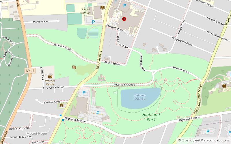 Highland Park location map