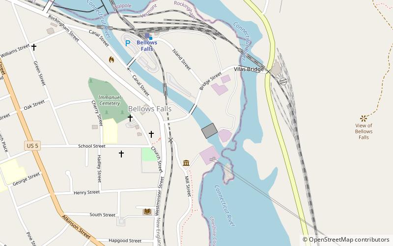 Moore and Thompson Paper Mill Complex location map