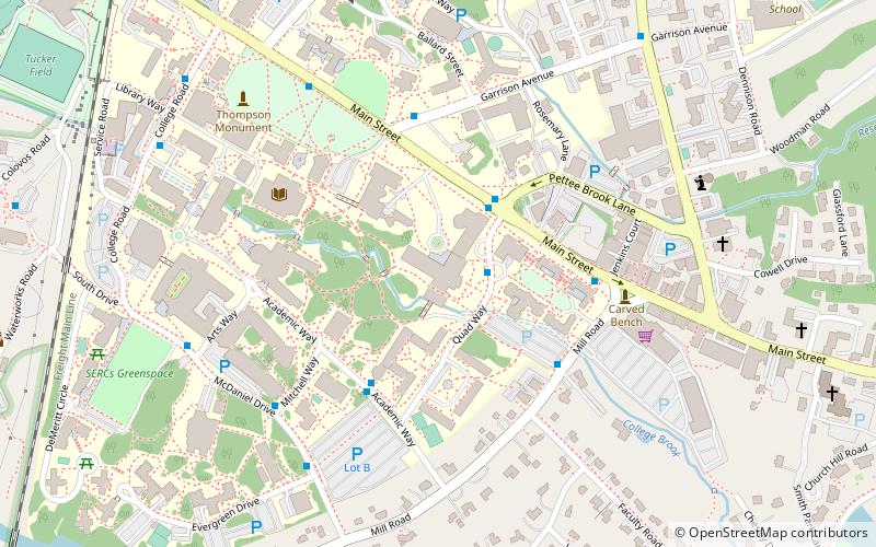 Memorial Union Building location map