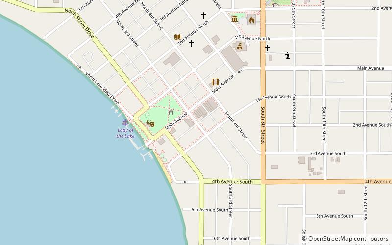 Elks-Rogers Hotel location map