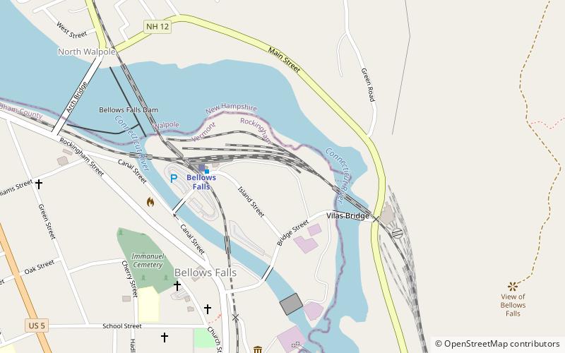 Bellows Falls Co-operative Creamery Complex location map