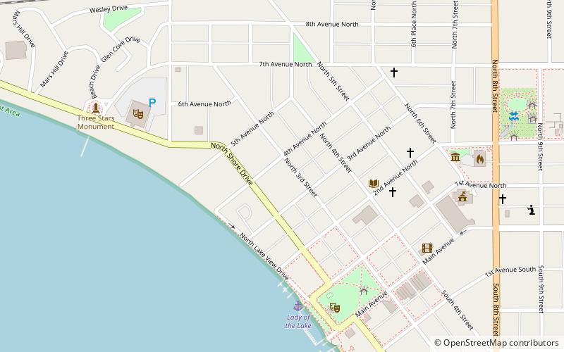 Rogers-Knutson House location map