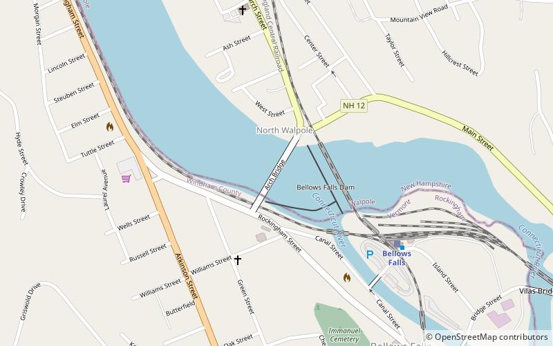 Arch Bridge location map