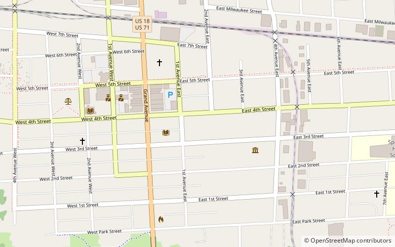 spencer high school and auditorium location map