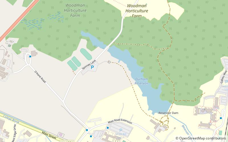 University of New Hampshire Observatory location map