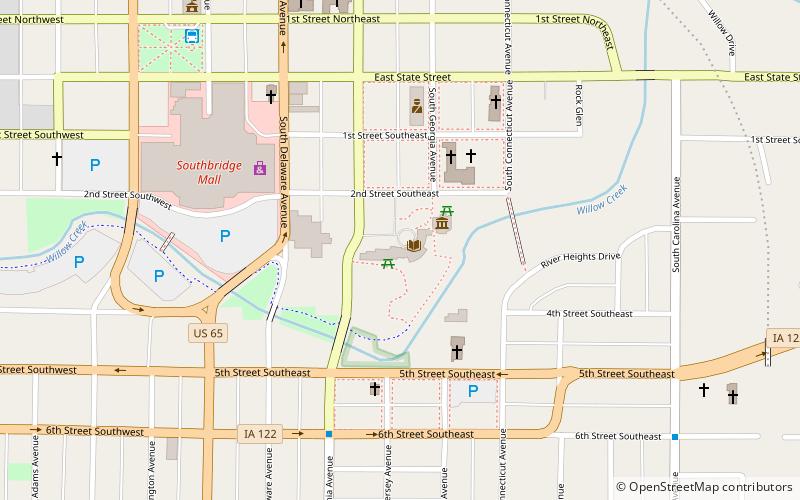 Mason City Public Library location map