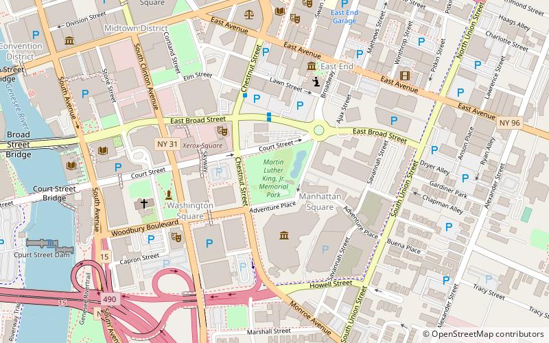 Manhattan Square Park location map