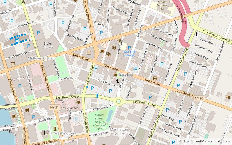 Rochester Contemporary Art Center location map