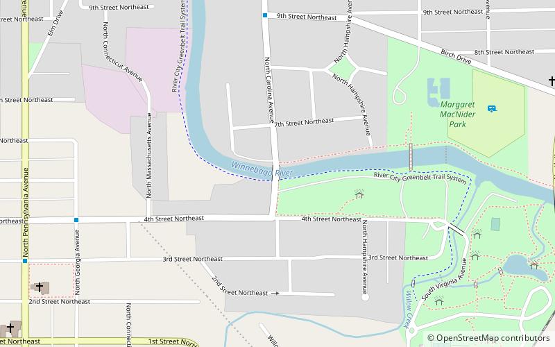 Stewart Avenue Bridge location map