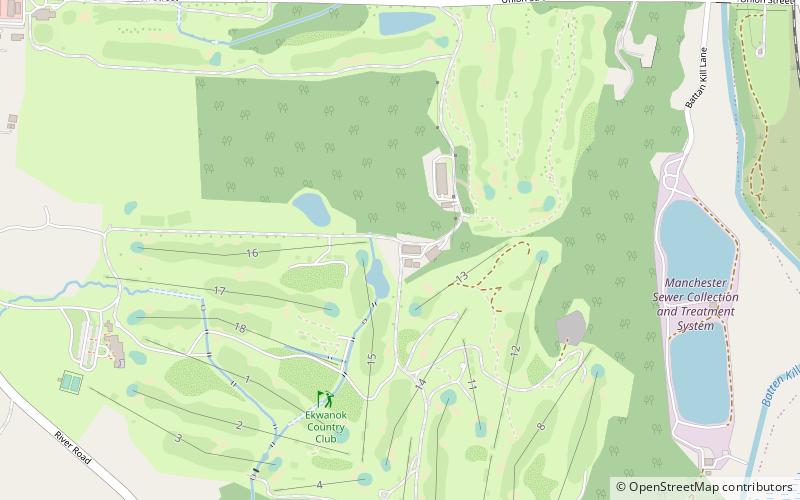ekwanok country club manchester location map