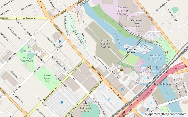 Teoronto Block Historic District location map