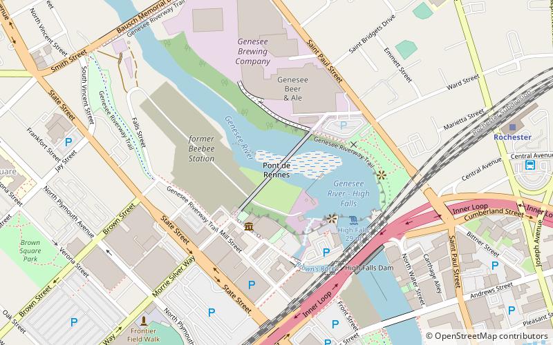 Pont De Rennes bridge location map