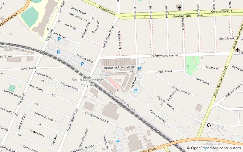 Rochester Public Market location map