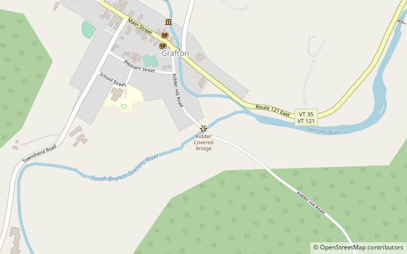 Kidder Covered Bridge location map