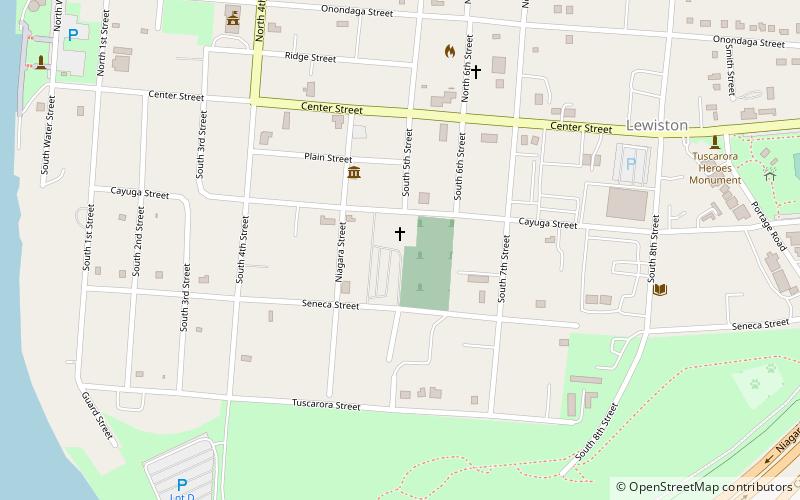 First Presbyterian Church and Village cemetery location map
