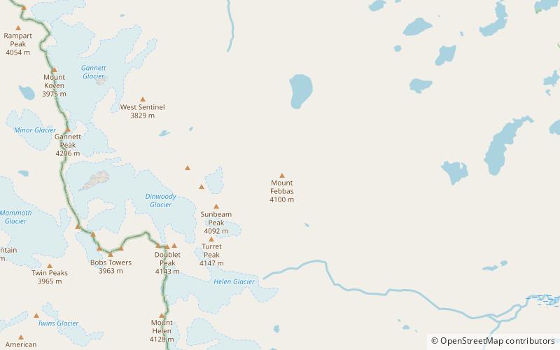 Mount Febbas location map
