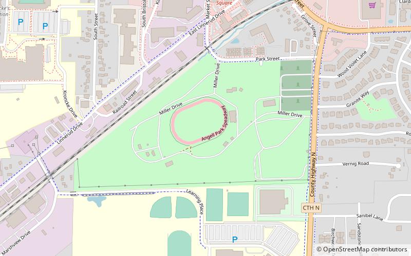 Angell Park Speedway location map