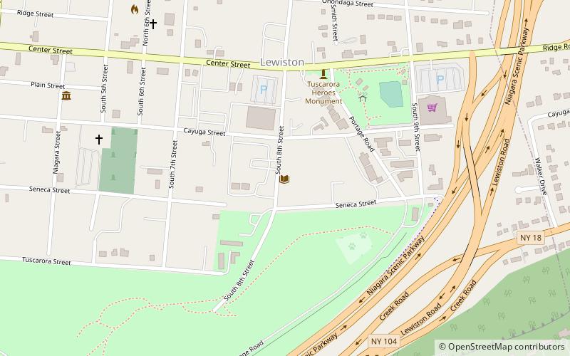 Lewiston Public Library location map