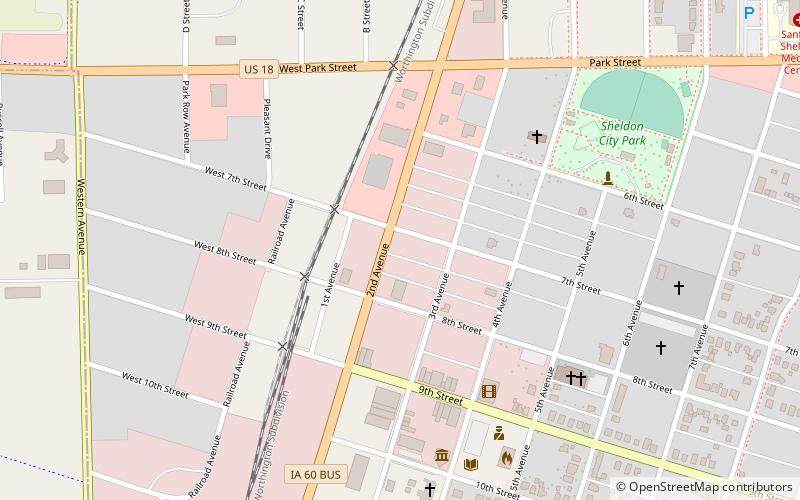 Arnold Motor Supply-Sheldon IA location map