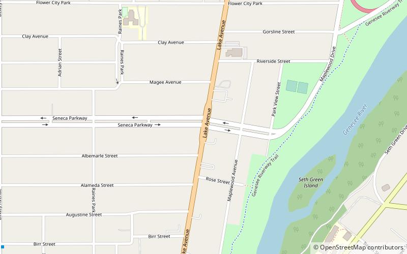 maplewood historic district rochester location map