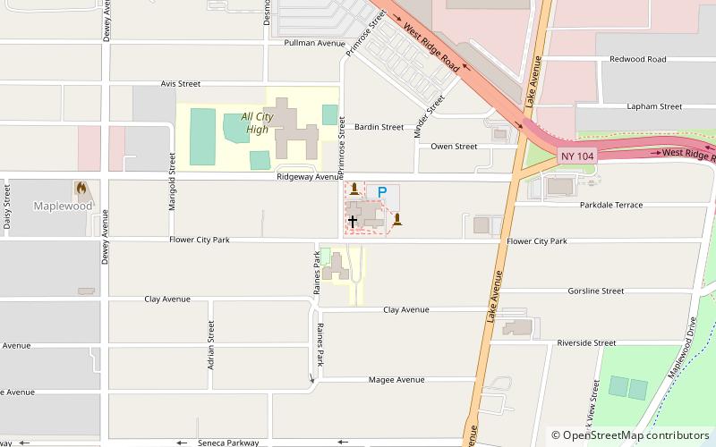 Sacred Heart Cathedral location map