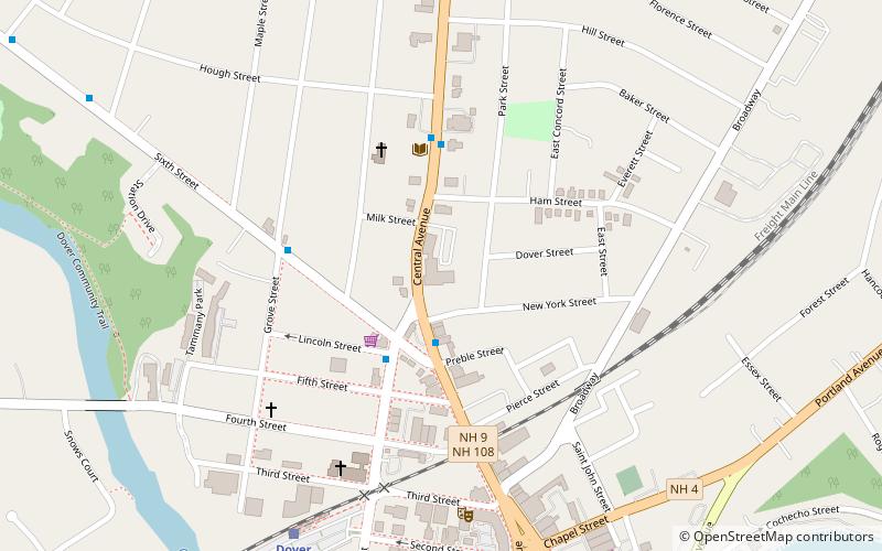 saint charles parish church dover location map