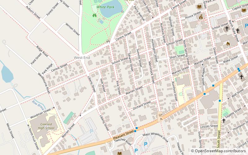 Farrington House location map