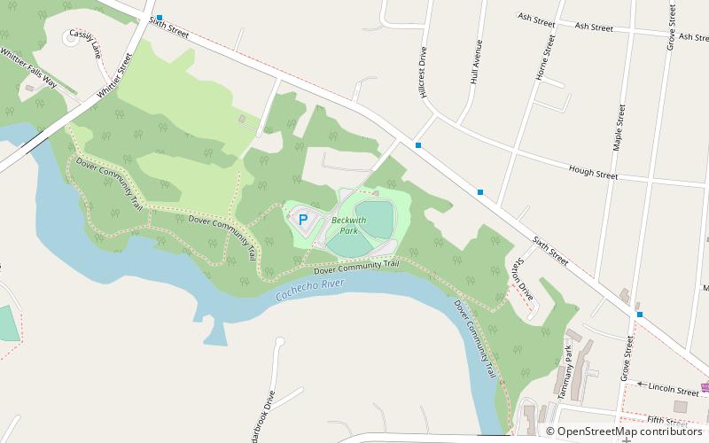 beckwith park dover location map