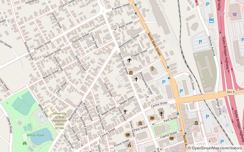 Reuben Foster House and Perley Cleaves House location map