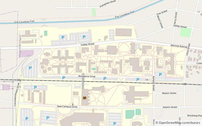 The College at Brockport location map