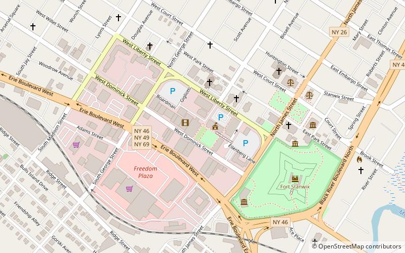 Rome Elks Lodge No. 96 location map