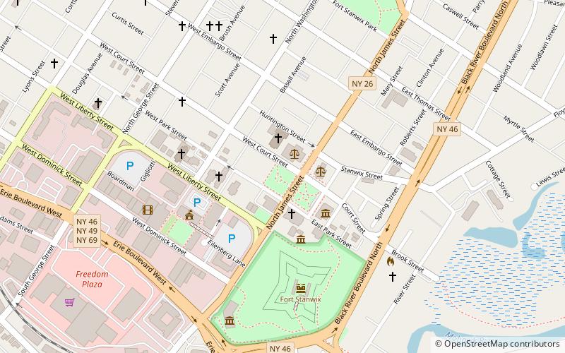 Gansevoort–Bellamy Historic District location map