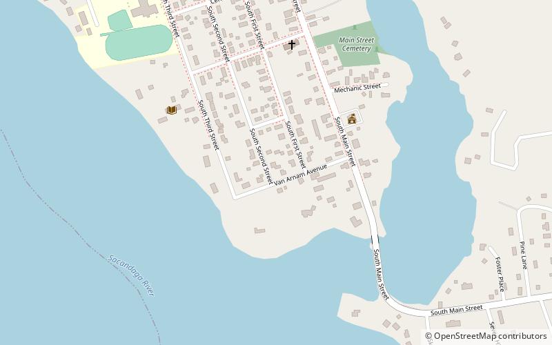 Northville Historic District location map