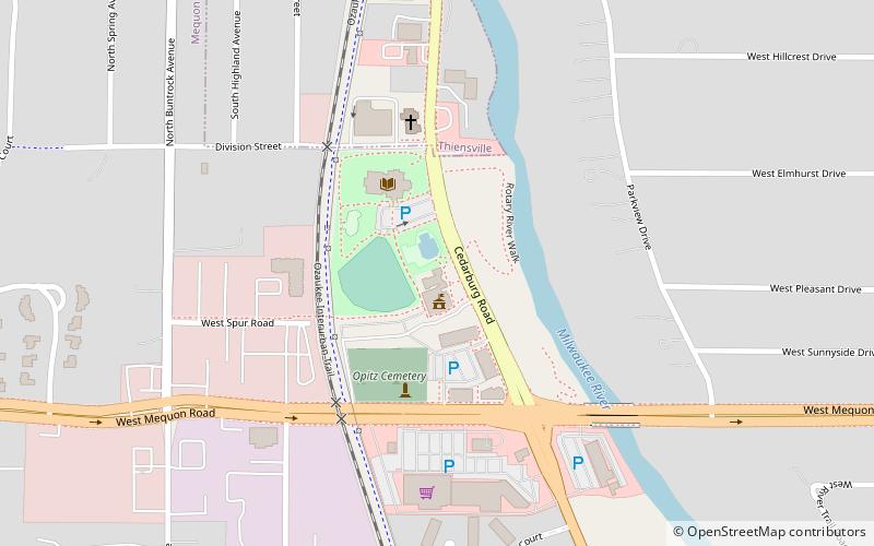 Mequon Town Hall and Fire Station Complex location map