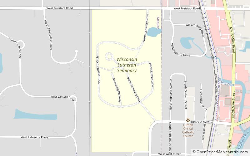 Wisconsin Lutheran Seminary location map
