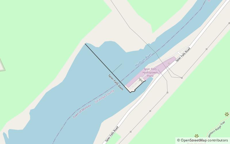 Spier Falls location map