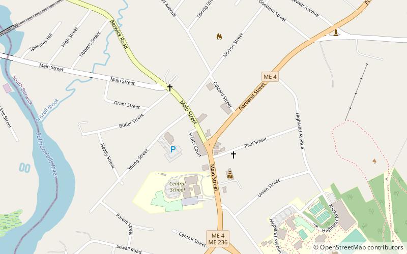 Jewett-Eastman House location map