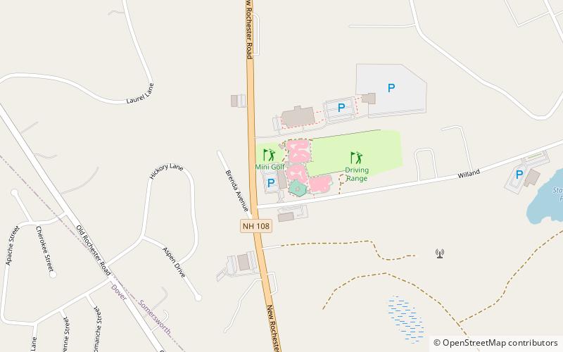 Hilltop Fun Center location map