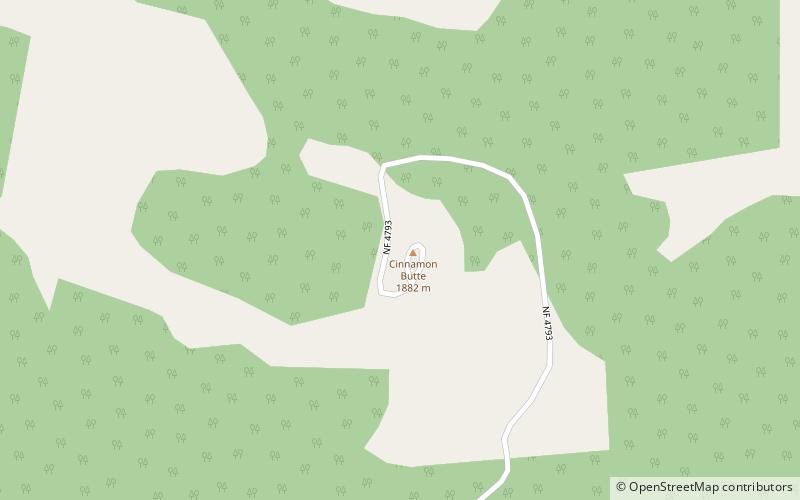 Cinnamon Butte location map
