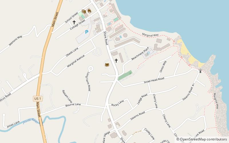 Ogunquit Memorial Library location map