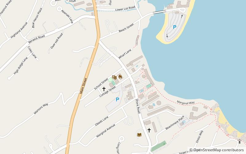 s judson dunaway center ogunquit location map