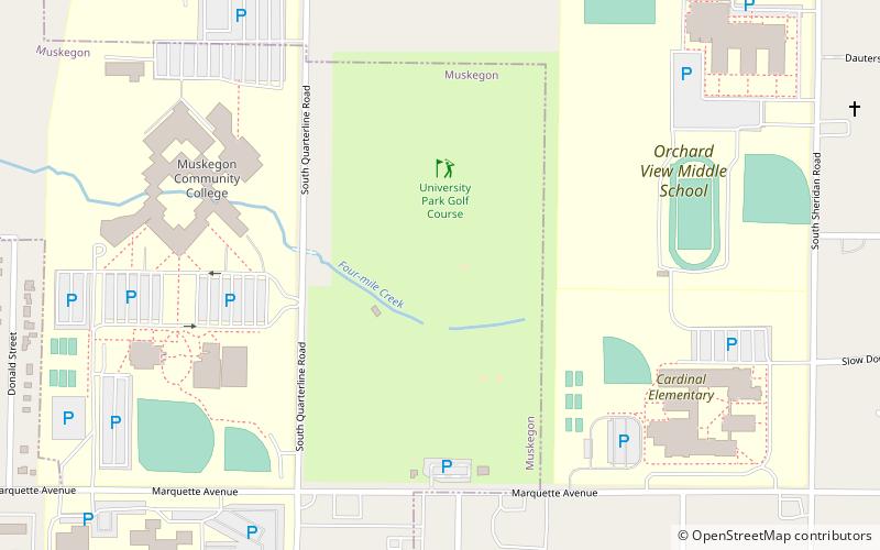 University Park Golf Course location map