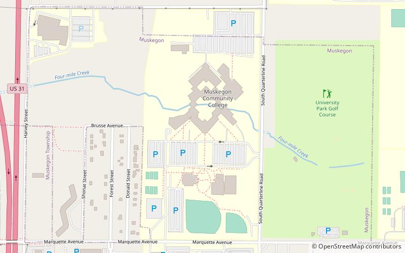 Muskegon Community College location map