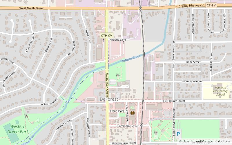 Veterans Memorial Park location map